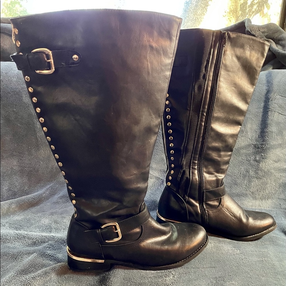 5th Avenue CloudWalkers Tall Faux leather boots